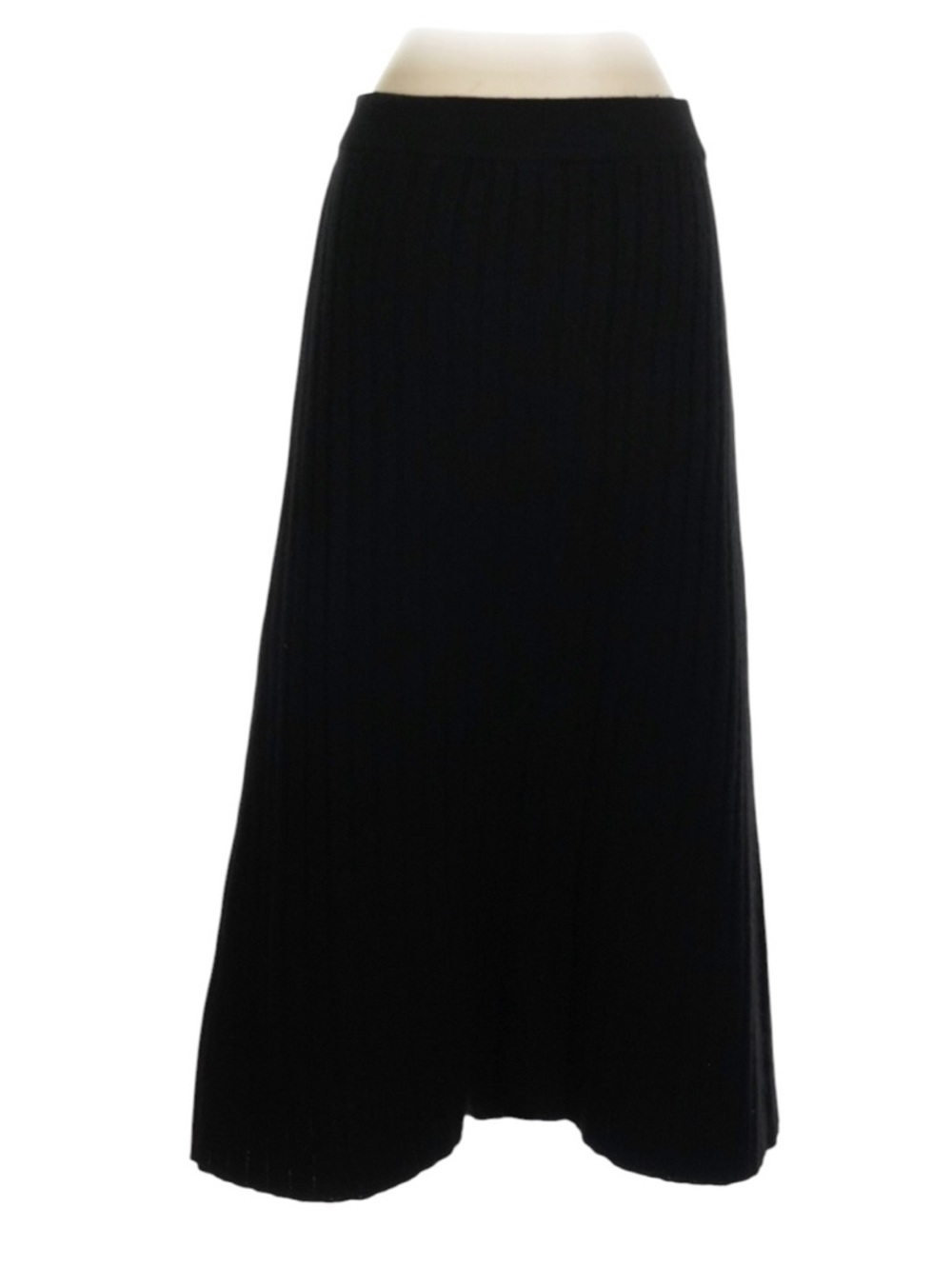 Quince 100% Mongolia Cashmere 2.0 Midi Skirt Size Small Heather Gray Pleated